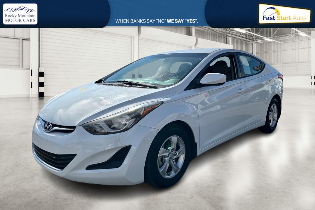 2015 White Hyundai Elantra Limited (5NPDH4AE9FH) with an 1.8L L4 DOHC 16V engine, 6-Speed Automatic transmission, located at 344 S Washington Blvd, Ogden, UT, 84404, (801) 399-1799, 41.255482, -111.970848 - Photo #6