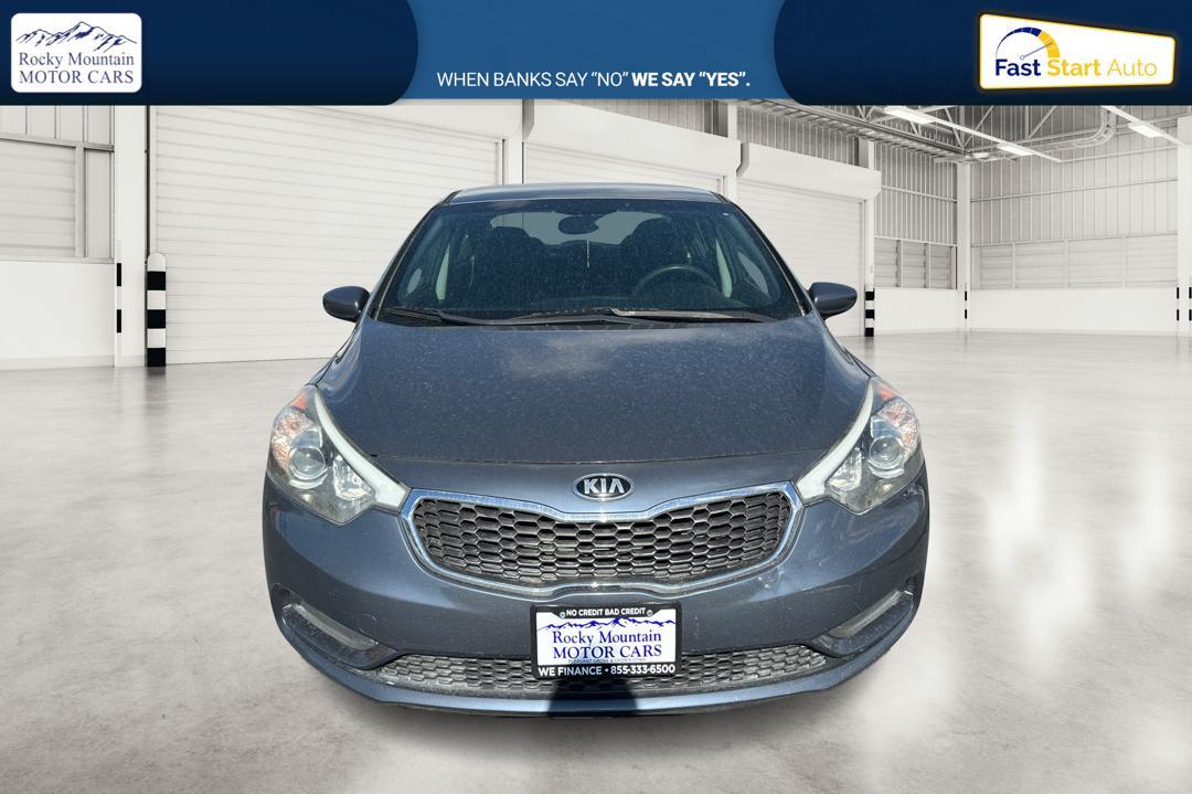 2016 Blue Kia Forte LX w/Popular Package (KNAFK4A66G5) with an 1.8L L4 DOHC 16V engine, Auto, 6-Spd w/Sportmatic and Active ECO System transmission, located at 7755 State Street, Midvale, UT, 84047, (801) 753-9063, 40.610329, -111.892159 - Photo #7