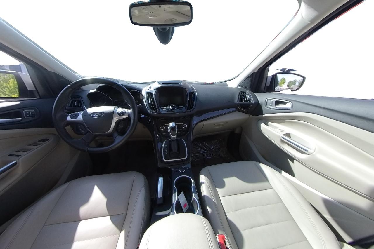 2014 White Ford Escape Titanium 4WD (1FMCU9J96EU) with an 2.0L L4 DOHC 16V engine, 6-Speed Automatic transmission, located at 7755 State Street, Midvale, UT, 84047, (801) 753-9063, 40.610329, -111.892159 - Photo#14