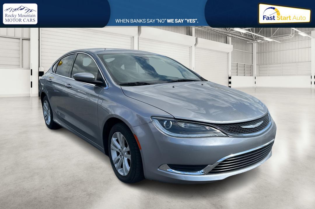2016 Silver Chrysler 200 Limited (1C3CCCAB1GN) with an 2.4L L4 DOHC 16V engine, 9A transmission, located at 7755 State Street, Midvale, UT, 84047, (801) 753-9063, 40.610329, -111.892159 - Photo #0