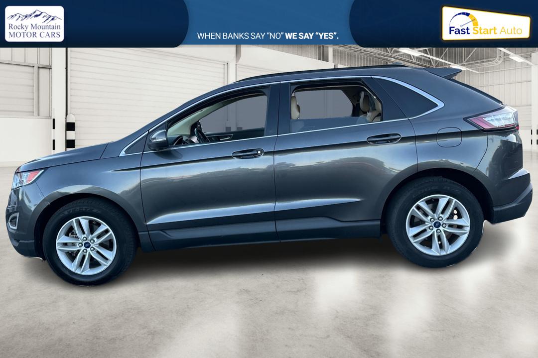 2017 Gray Ford Edge SEL FWD (2FMPK3J93HB) with an 2.0L L4 DOHC 16V engine, 6A transmission, located at 767 S State Road, Pleasant Grove, UT, 84062, (801) 785-1058, 40.354839, -111.736687 - Photo#6