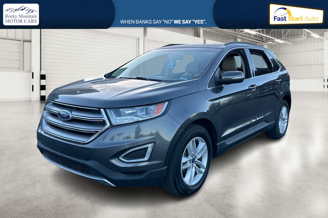 2017 Gray Ford Edge SEL FWD (2FMPK3J93HB) with an 2.0L L4 DOHC 16V engine, 6A transmission, located at 767 S State Road, Pleasant Grove, UT, 84062, (801) 785-1058, 40.354839, -111.736687 - Photo#8