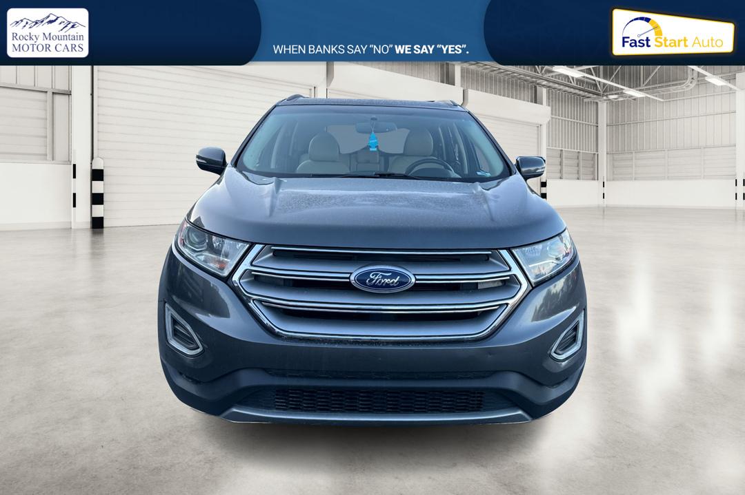 2017 Gray Ford Edge SEL FWD (2FMPK3J93HB) with an 2.0L L4 DOHC 16V engine, 6A transmission, located at 767 S State Road, Pleasant Grove, UT, 84062, (801) 785-1058, 40.354839, -111.736687 - Photo#9