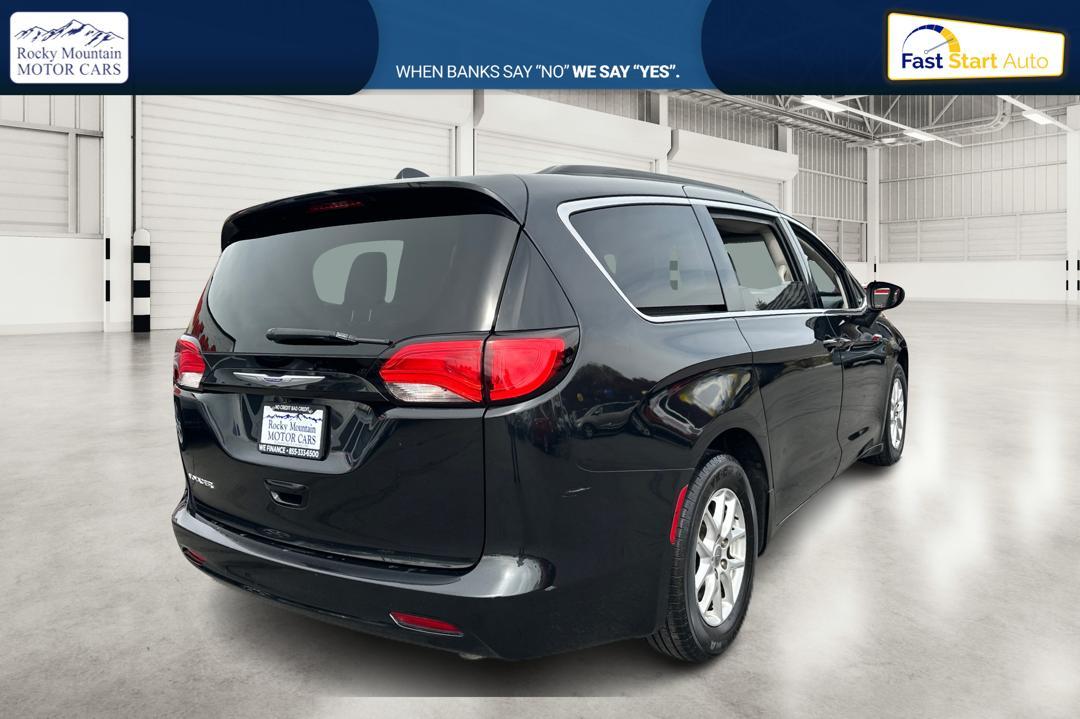 2020 Black Chrysler Voyager LXI (2C4RC1DG0LR) with an 3.6L V6 DOHC 24V engine, 9A transmission, located at 767 S State Road, Pleasant Grove, UT, 84062, (801) 785-1058, 40.354839, -111.736687 - Photo #2
