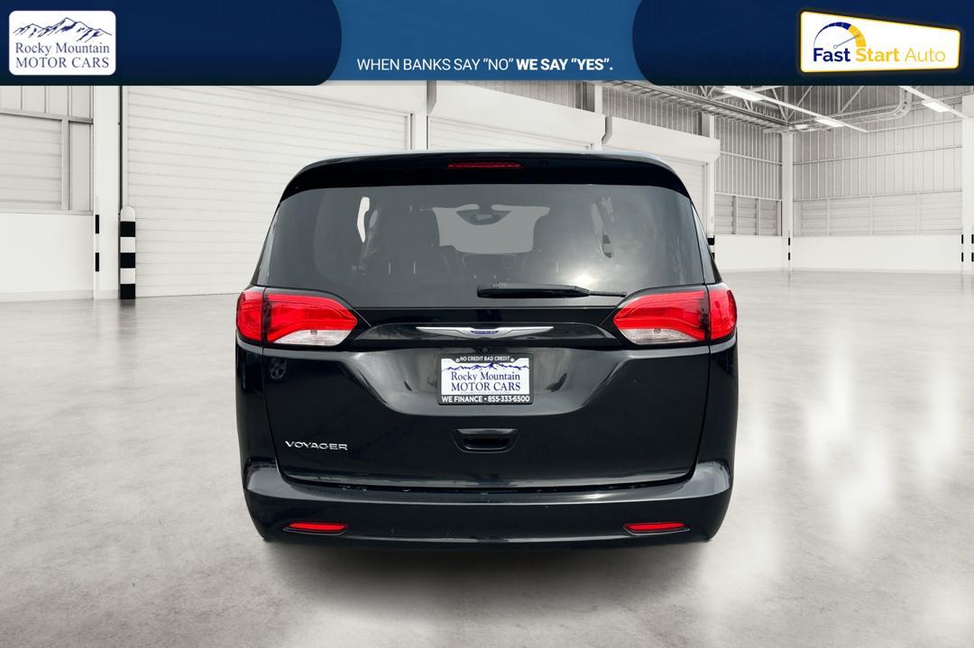 2020 Black Chrysler Voyager LXI (2C4RC1DG0LR) with an 3.6L V6 DOHC 24V engine, 9A transmission, located at 767 S State Road, Pleasant Grove, UT, 84062, (801) 785-1058, 40.354839, -111.736687 - Photo #3