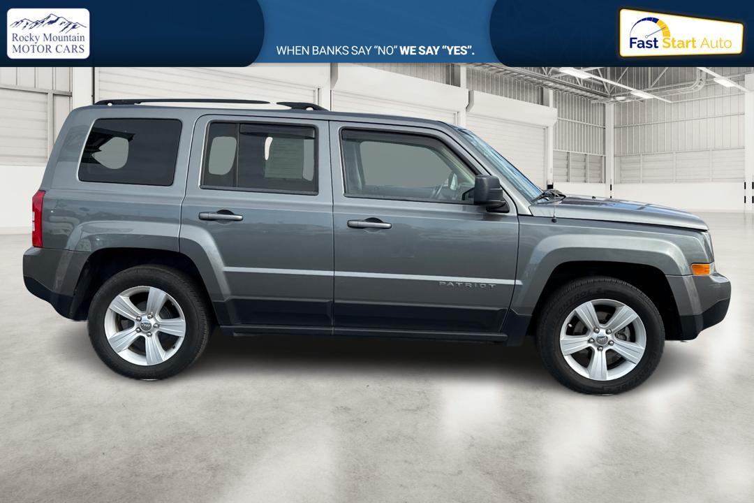 2014 Gray Jeep Patriot Latitude 2WD (1C4NJPFA4ED) with an 2.0L L4 DOHC 16V engine, Automatic, 6-Spd w/AutoStick transmission, located at 7755 State Street, Midvale, UT, 84047, (801) 753-9063, 40.610329, -111.890656 - Photo #1