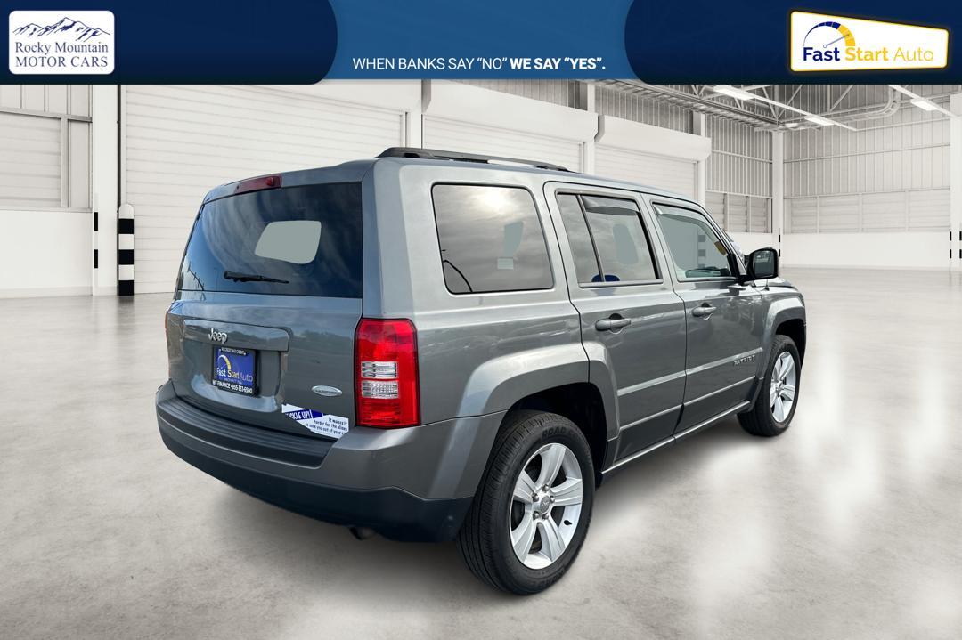 2014 Gray Jeep Patriot Latitude 2WD (1C4NJPFA4ED) with an 2.0L L4 DOHC 16V engine, Automatic, 6-Spd w/AutoStick transmission, located at 7755 State Street, Midvale, UT, 84047, (801) 753-9063, 40.610329, -111.892159 - Photo #2