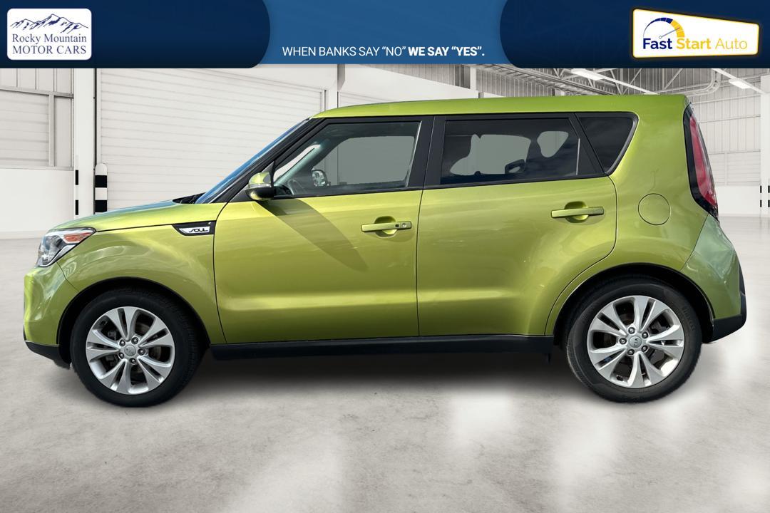 2014 Green Kia Soul + (KNDJP3A57E7) with an 2.0L L4 DOHC 16V engine, 6-Speed Automatic transmission, located at 767 S State Road, Pleasant Grove, UT, 84062, (801) 785-1058, 40.354839, -111.736687 - Photo #5