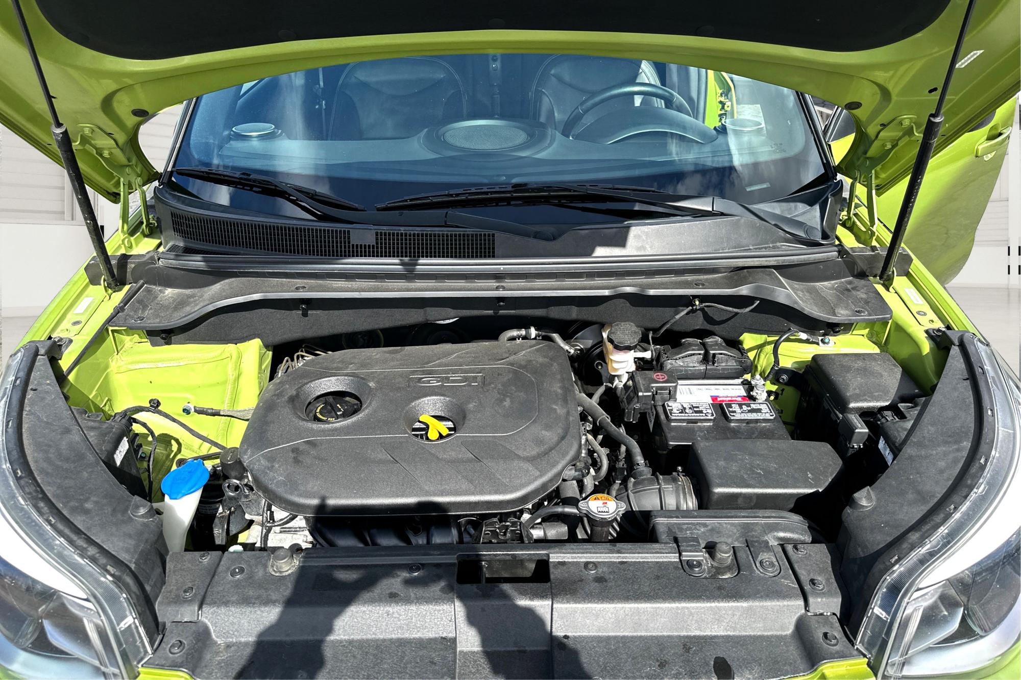 2014 Green Kia Soul + (KNDJP3A57E7) with an 2.0L L4 DOHC 16V engine, 6-Speed Automatic transmission, located at 767 S State Road, Pleasant Grove, UT, 84062, (801) 785-1058, 40.354839, -111.736687 - Photo #8