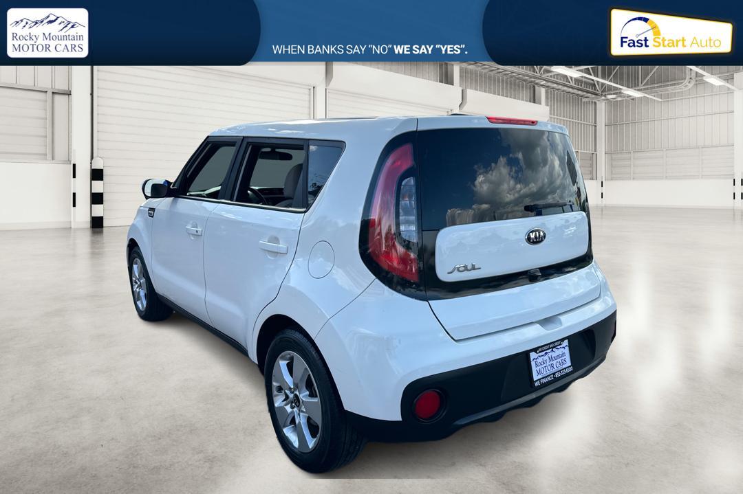 2019 White Kia Soul Base 6M (KNDJN2A27K7) with an 1.6L L4 DOHC 16V engine, 6M transmission, located at 767 S State Road, Pleasant Grove, UT, 84062, (801) 785-1058, 40.354839, -111.736687 - Photo #4