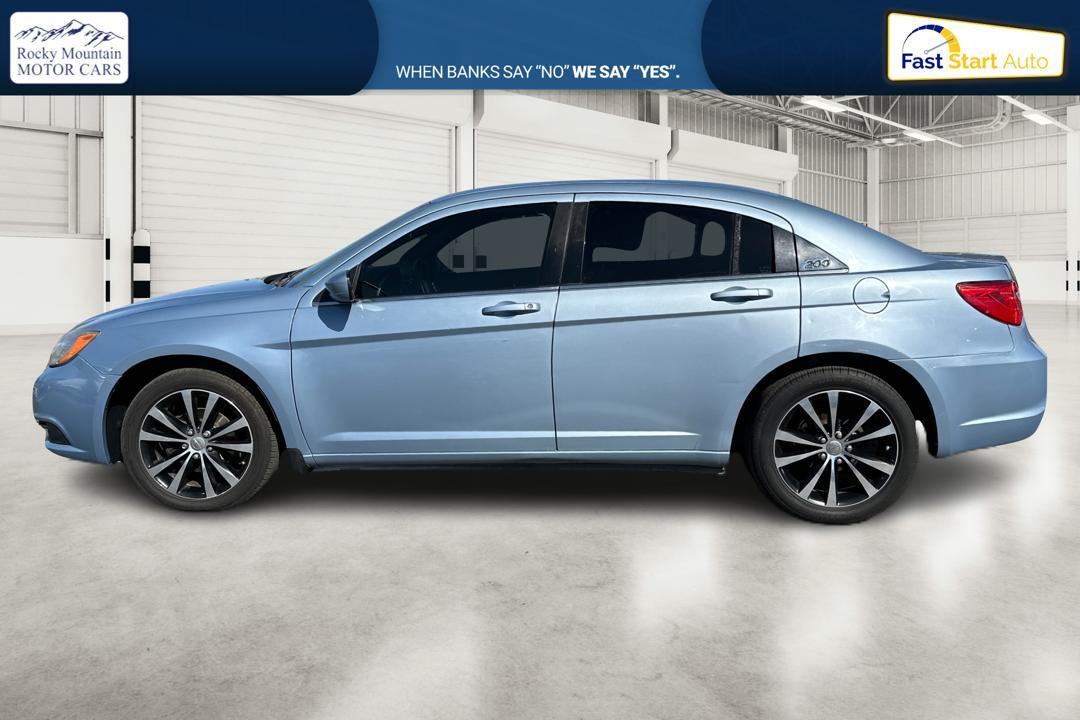 2014 Blue Chrysler 200 LX (1C3CCBABXEN) with an 2.4L L4 DOHC 16V engine, 6-Speed Automatic transmission, located at 7755 State Street, Midvale, UT, 84047, (801) 753-9063, 40.610329, -111.890656 - Photo #5