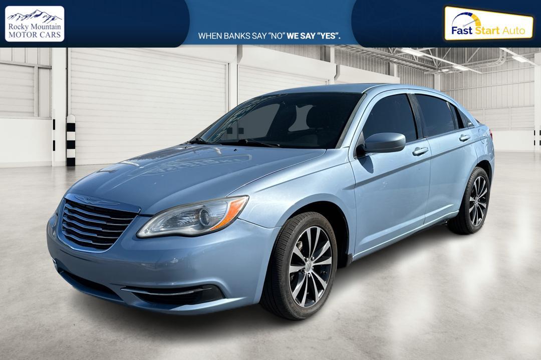 2014 Blue Chrysler 200 LX (1C3CCBABXEN) with an 2.4L L4 DOHC 16V engine, 6-Speed Automatic transmission, located at 7755 State Street, Midvale, UT, 84047, (801) 753-9063, 40.610329, -111.890656 - Photo #6