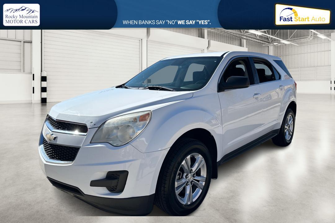 2015 White Chevrolet Equinox LS 2WD (2GNALAEK5F6) with an 2.4L L4 DOHC 16V FFV engine, 6-Speed Automatic transmission, located at 767 S State Road, Pleasant Grove, UT, 84062, (801) 785-1058, 40.354839, -111.736687 - Photo #6