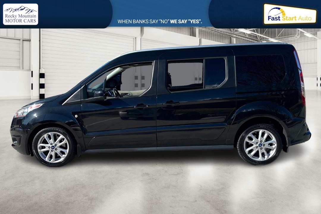 2015 Black Ford Transit Connect Wagon Titanium w/Rear Liftgate LWB (NM0GE9G72F1) with an 2.5L L4 DOHC 16V engine, 6-Speed Automatic transmission, located at 767 S State Road, Pleasant Grove, UT, 84062, (801) 785-1058, 40.354839, -111.736687 - Photo #5