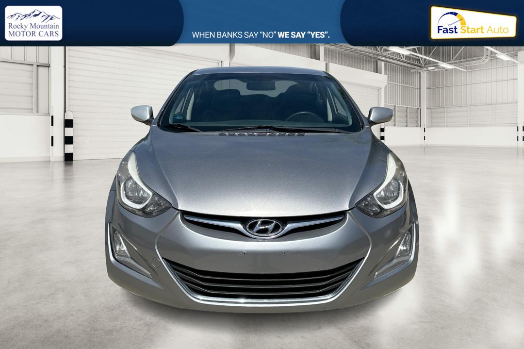 2015 Gray Hyundai Elantra Limited (KMHDH4AE7FU) with an 1.8L L4 DOHC 16V engine, 6-Speed Automatic transmission, located at 767 S State Road, Pleasant Grove, UT, 84062, (801) 785-1058, 40.354839, -111.736687 - Photo#9