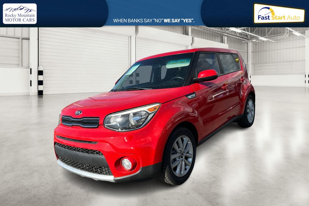 2017 Red Kia Soul + (KNDJP3A51H7) with an 2.0L L4 DOHC 16V engine, 6A transmission, located at 7755 State Street, Midvale, UT, 84047, (801) 753-9063, 40.610329, -111.892159 - Photo #6