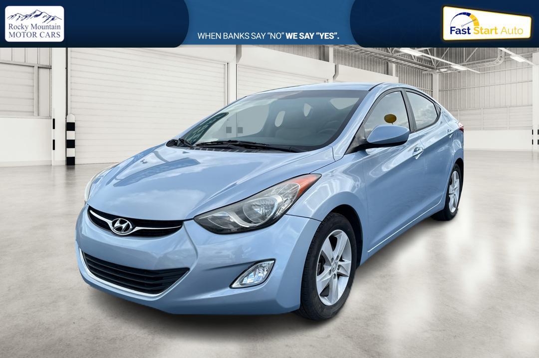 2013 Blue Hyundai Elantra GLS A/T (KMHDH4AE2DU) with an 1.8L L4 DOHC 16V engine, 6-Speed Automatic transmission, located at 7755 State Street, Midvale, UT, 84047, (801) 753-9063, 40.610329, -111.892159 - Photo #6