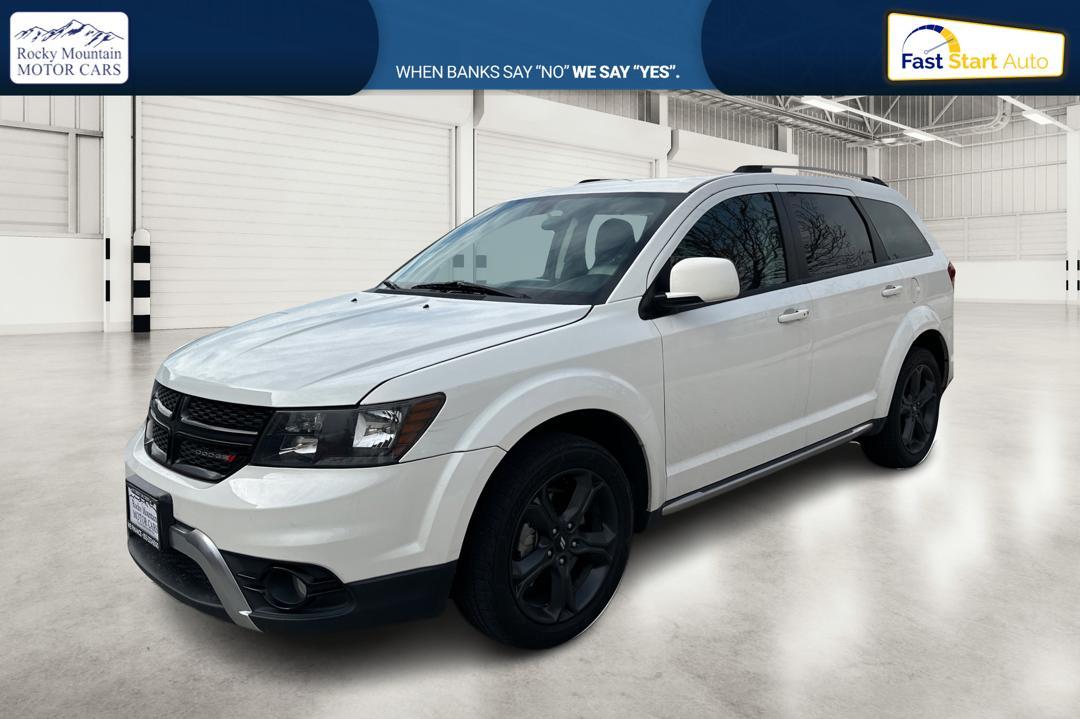 2018 White Dodge Journey Crossroad AWD (3C4PDDGGXJT) with an 3.6L V6 DOHC 24V engine, 6A transmission, located at 767 S State Road, Pleasant Grove, UT, 84062, (801) 785-1058, 40.354839, -111.736687 - Photo#8