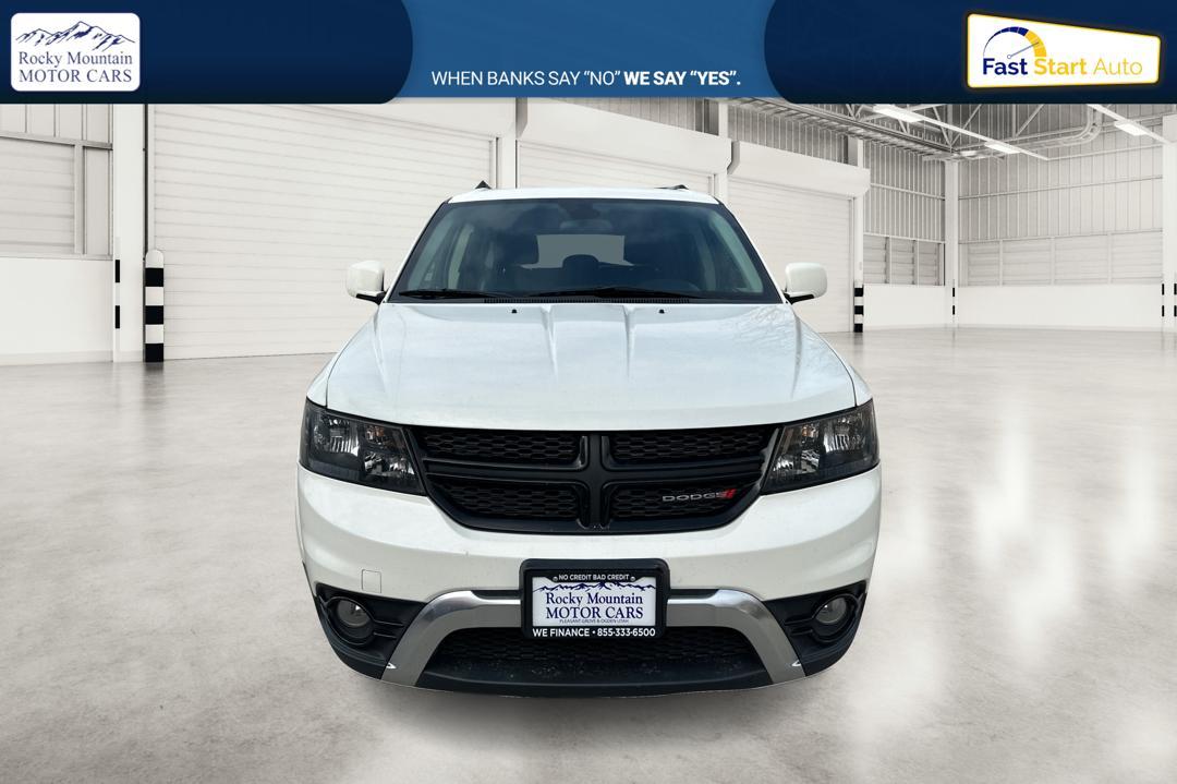 2018 White Dodge Journey Crossroad AWD (3C4PDDGGXJT) with an 3.6L V6 DOHC 24V engine, 6A transmission, located at 767 S State Road, Pleasant Grove, UT, 84062, (801) 785-1058, 40.354839, -111.736687 - Photo#9