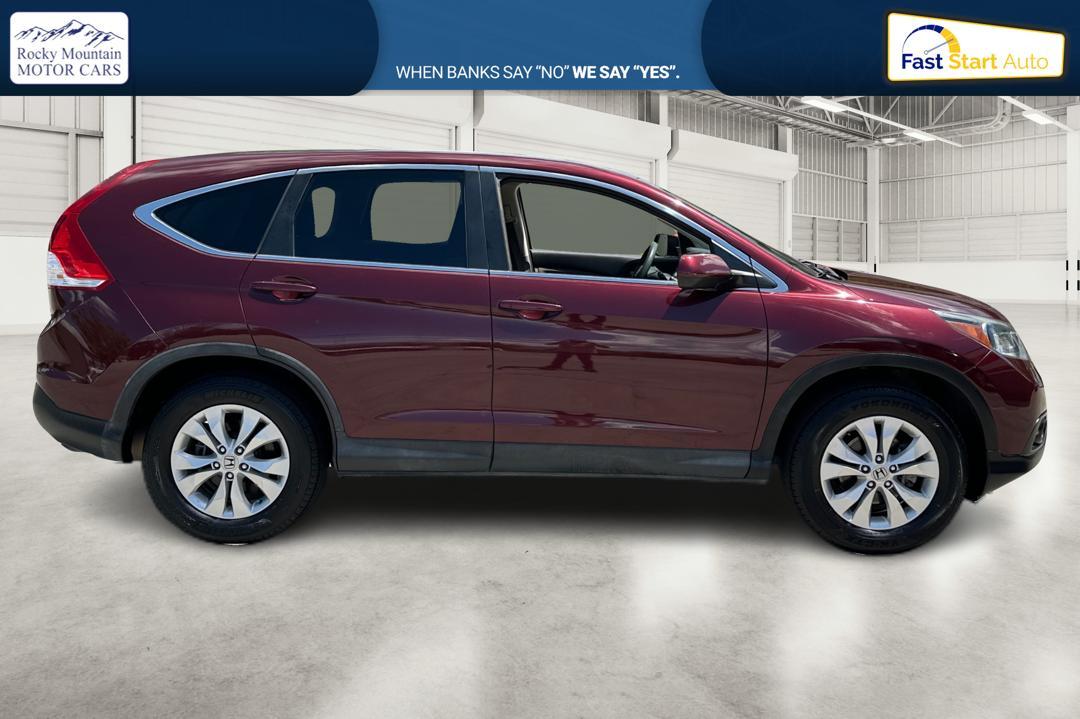 2014 Red Honda CR-V EX 2WD 5-Speed AT (5J6RM3H50EL) with an 2.4L L4 DOHC 16V engine, 5-Speed Automatic transmission, located at 767 S State Road, Pleasant Grove, UT, 84062, (801) 785-1058, 40.354839, -111.736687 - Photo #1