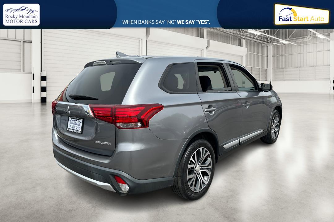 2018 Gray Mitsubishi Outlander ES 2WD (JA4AD2A33JZ) with an 2.4L L4 DOHC 16V engine, CVT transmission, located at 767 S State Road, Pleasant Grove, UT, 84062, (801) 785-1058, 40.354839, -111.736687 - Photo #2