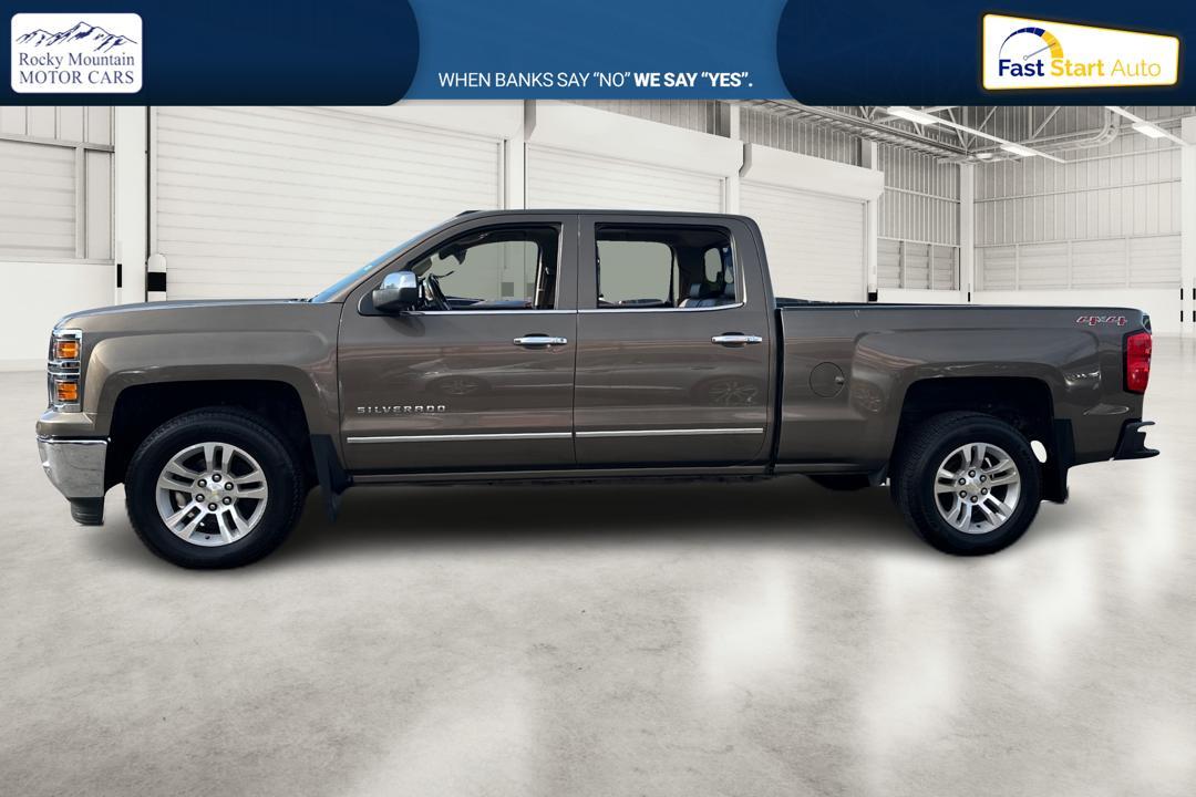 2015 Brown Chevrolet Silverado 1500 LTZ Crew Cab 4WD (3GCUKSEC3FG) with an 5.3L V8 OHV 16V engine, 6-Speed Automatic transmission, located at 767 S State Road, Pleasant Grove, UT, 84062, (801) 785-1058, 40.354839, -111.736687 - Photo #5