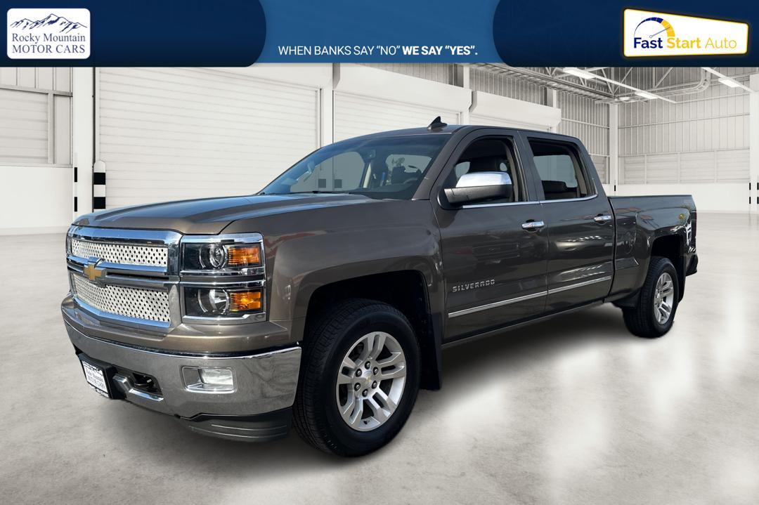 2015 Brown Chevrolet Silverado 1500 LTZ Crew Cab 4WD (3GCUKSEC3FG) with an 5.3L V8 OHV 16V engine, 6-Speed Automatic transmission, located at 767 S State Road, Pleasant Grove, UT, 84062, (801) 785-1058, 40.354839, -111.736687 - Photo #6