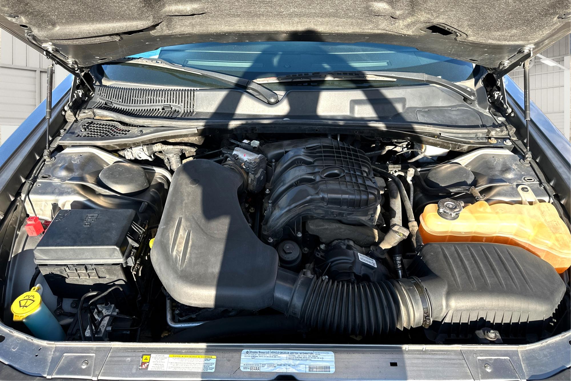 2012 Gray Dodge Challenger SXT (2C3CDYAG7CH) with an 3.6L V6 DOHC 24V engine, 4-Speed Automatic transmission, located at 767 S State Road, Pleasant Grove, UT, 84062, (801) 785-1058, 40.354839, -111.736687 - Photo #8