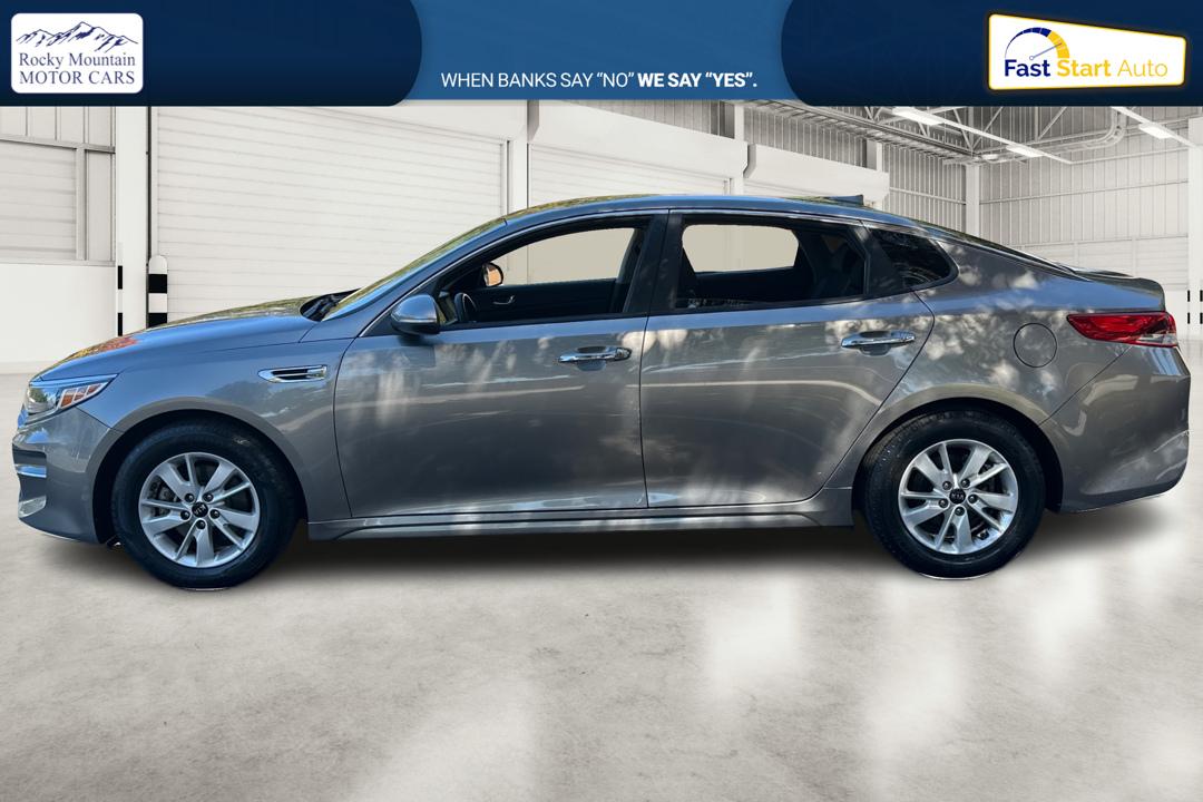 2018 Gray Kia Optima LX (5XXGT4L30JG) with an 2.4L L4 DOHC 16V engine, 6A transmission, located at 767 S State Road, Pleasant Grove, UT, 84062, (801) 785-1058, 40.354839, -111.736687 - Photo#6