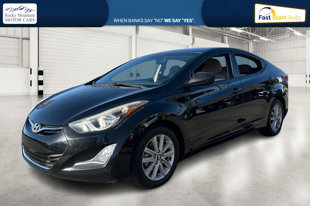 2016 Black Hyundai Elantra Limited (5NPDH4AE7GH) with an 1.8L L4 DOHC 16V engine, 6-Speed Automatic transmission, located at 767 S State Road, Pleasant Grove, UT, 84062, (801) 785-1058, 40.354839, -111.736687 - Photo #6