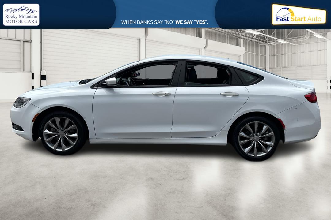2015 White Chrysler 200 S (1C3CCCBB1FN) with an 2.4L L4 DOHC 16V engine, 9-Speed Automatic transmission, located at 767 S State Road, Pleasant Grove, UT, 84062, (801) 785-1058, 40.354839, -111.736687 - Photo #5