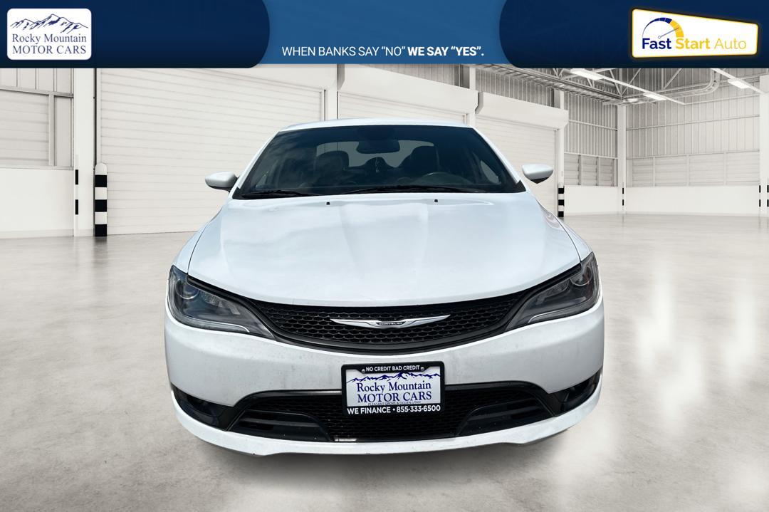 2015 White Chrysler 200 S (1C3CCCBB1FN) with an 2.4L L4 DOHC 16V engine, 9-Speed Automatic transmission, located at 7755 State Street, Midvale, UT, 84047, (801) 753-9063, 40.610329, -111.890656 - Photo #7
