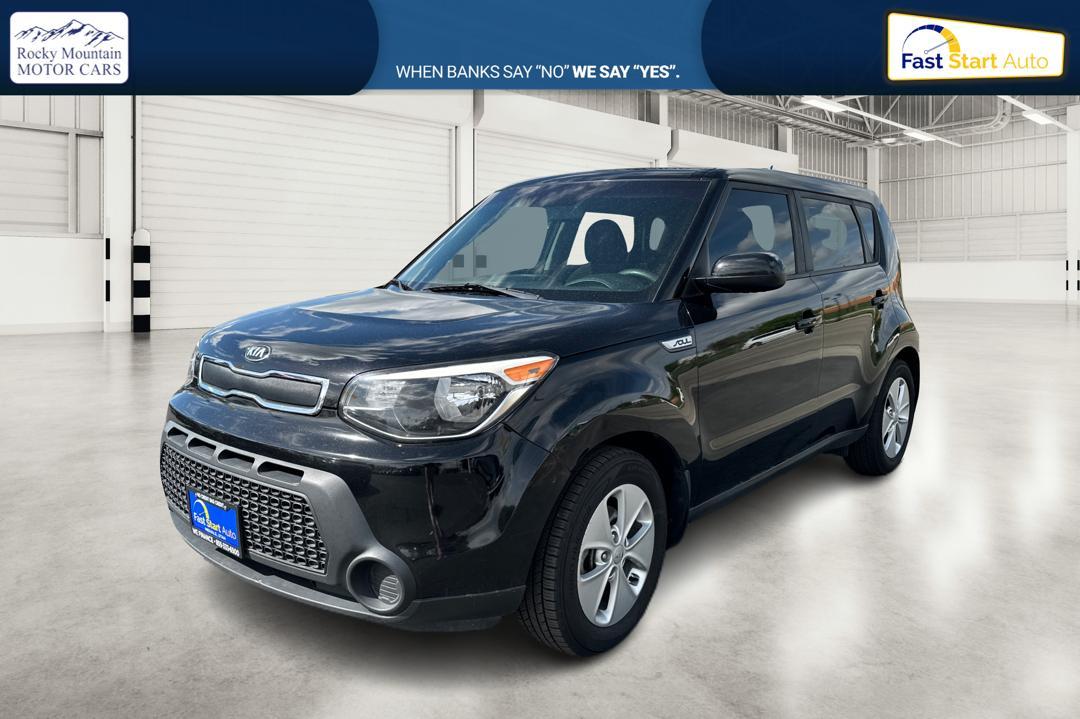 2016 Black Kia Soul Base 6A (KNDJN2A29G7) with an 1.6L L4 DOHC 16V engine, 6A transmission, located at 7755 State Street, Midvale, UT, 84047, (801) 753-9063, 40.610329, -111.892159 - Photo #6