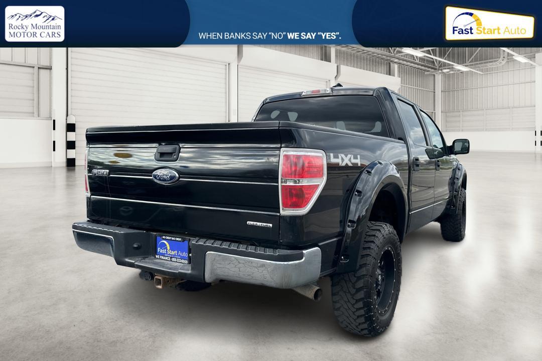 2014 Black Ford F-150 XL SuperCrew 5.5-ft. Bed 4WD (1FTFW1EF5EF) with an 5.0L V8 engine, 6-Speed Automatic transmission, located at 7755 State Street, Midvale, UT, 84047, (801) 753-9063, 40.610329, -111.892159 - Photo #2