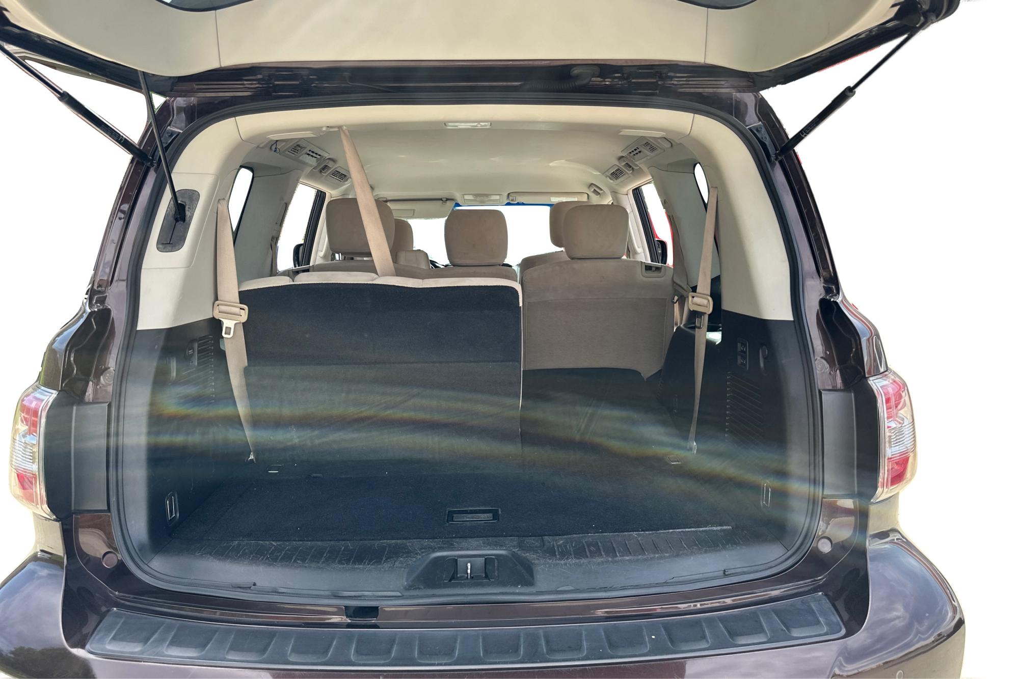 2018 Brown Nissan Armada Platinum 2WD (JN8AY2ND1J9) with an 5.6L V8 DOHC 32V engine, 7A transmission, located at 767 S State Road, Pleasant Grove, UT, 84062, (801) 785-1058, 40.354839, -111.736687 - Photo#14