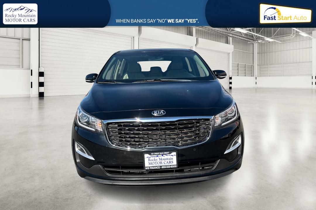 2019 Black Kia Sedona LX (KNDMB5C15K6) with an 3.3L V6 DOHC 24V engine, 6A transmission, located at 767 S State Road, Pleasant Grove, UT, 84062, (801) 785-1058, 40.354839, -111.736687 - Photo#9