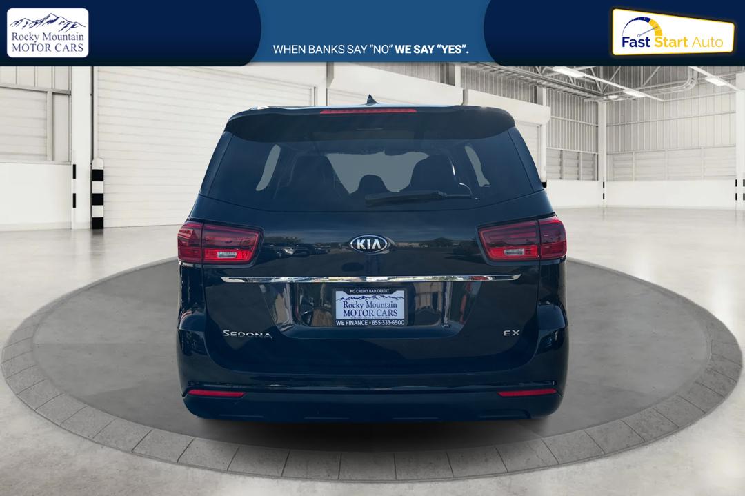 2019 Black Kia Sedona LX (KNDMB5C15K6) with an 3.3L V6 DOHC 24V engine, 6A transmission, located at 767 S State Road, Pleasant Grove, UT, 84062, (801) 785-1058, 40.354839, -111.736687 - Photo#3