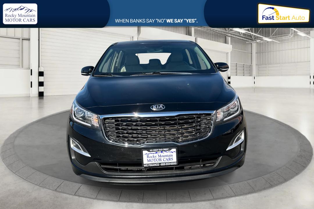2019 Black Kia Sedona LX (KNDMB5C15K6) with an 3.3L V6 DOHC 24V engine, 6A transmission, located at 767 S State Road, Pleasant Grove, UT, 84062, (801) 785-1058, 40.354839, -111.736687 - Photo#7