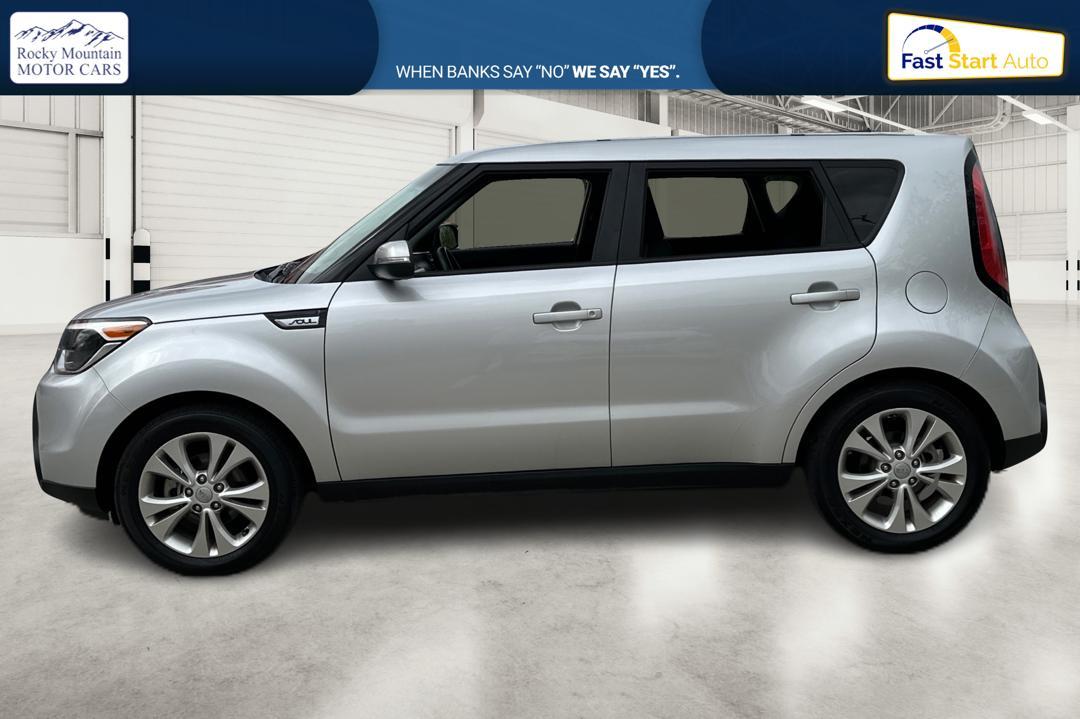 2014 Silver Kia Soul + (KNDJP3A52E7) with an 2.0L L4 DOHC 16V engine, 6-Speed Automatic transmission, located at 767 S State Road, Pleasant Grove, UT, 84062, (801) 785-1058, 40.354839, -111.736687 - Photo #5