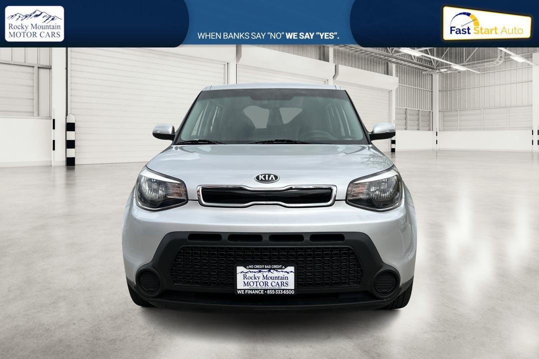 2014 Silver Kia Soul + (KNDJP3A52E7) with an 2.0L L4 DOHC 16V engine, 6-Speed Automatic transmission, located at 767 S State Road, Pleasant Grove, UT, 84062, (801) 785-1058, 40.354839, -111.736687 - Photo #7