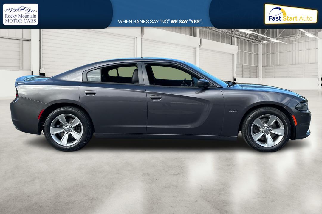 2015 Gray Dodge Charger R/T (2C3CDXCT0FH) with an 5.7L V8 OHV 16V engine, 8-Speed Automatic transmission, located at 344 S Washington Blvd, Ogden, UT, 84404, (801) 399-1799, 41.255482, -111.970848 - Photo #1