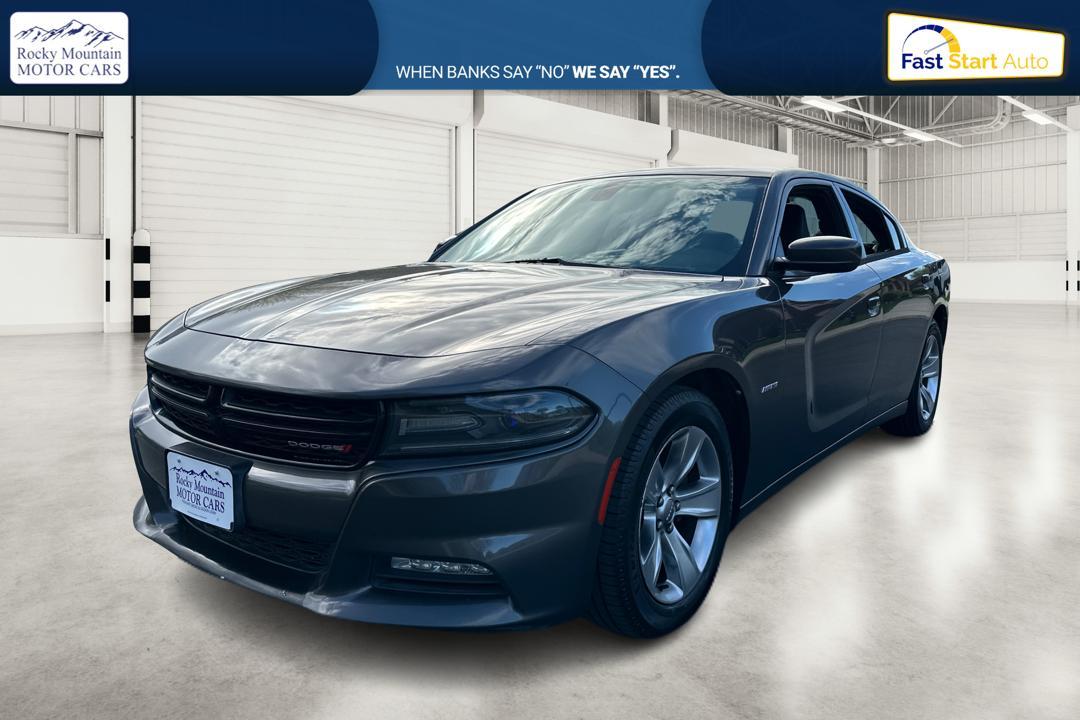 2015 Gray Dodge Charger R/T (2C3CDXCT0FH) with an 5.7L V8 OHV 16V engine, 8-Speed Automatic transmission, located at 344 S Washington Blvd, Ogden, UT, 84404, (801) 399-1799, 41.255482, -111.970848 - Photo #6
