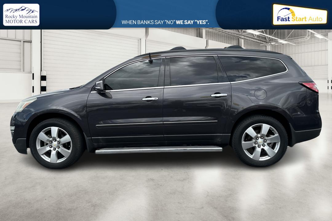 2014 Gray Chevrolet Traverse LTZ FWD (1GNKRJKD6EJ) with an 3.6L V6 DOHC 24V engine, 6-Speed Automatic transmission, located at 7755 State Street, Midvale, UT, 84047, (801) 753-9063, 40.610329, -111.892159 - Photo #5