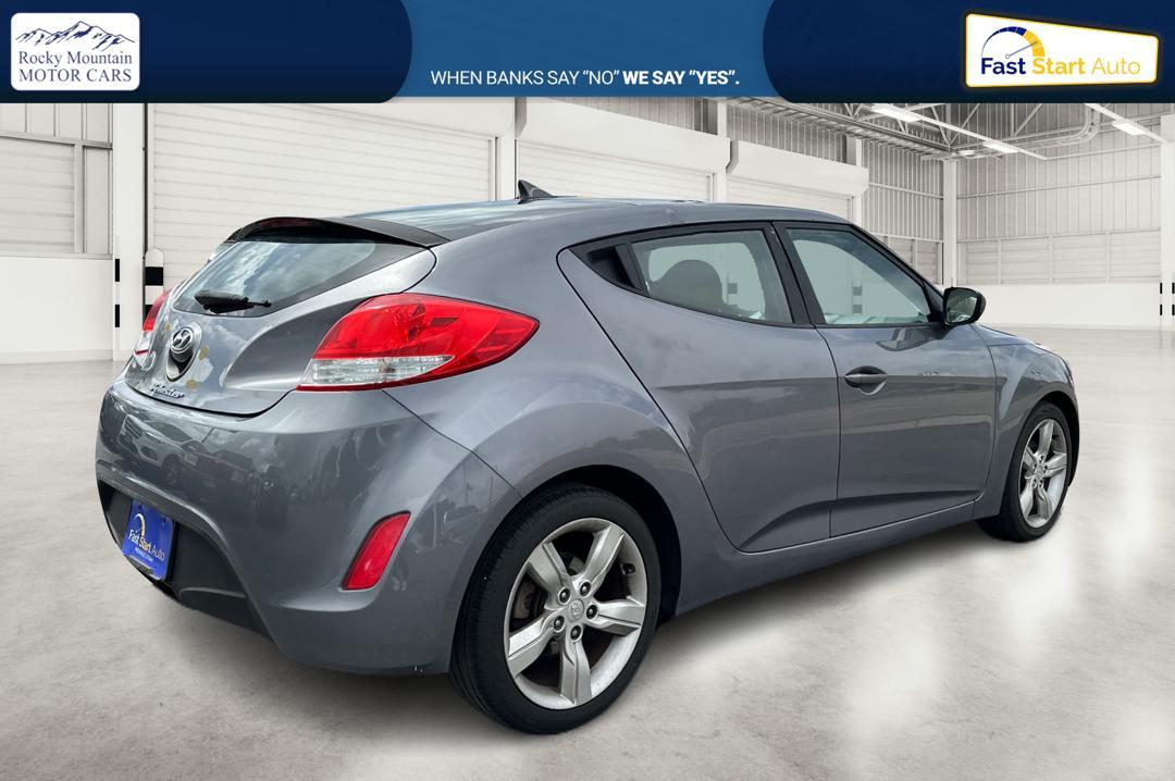 2015 Gray Hyundai Veloster Base 6MT (KMHTC6AD0FU) with an 1.6L L4 DOHC 16V engine, 6-Speed Manual transmission, located at 7755 State Street, Midvale, UT, 84047, (801) 753-9063, 40.610329, -111.892159 - Photo #2