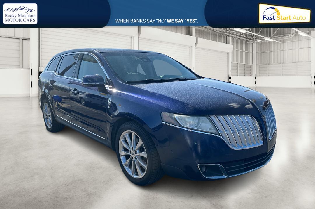 2011 Blue Lincoln MKT 3.5L with EcoBoost AWD (2LMHJ5AT4BB) with an 3.5L V6 DOHC 24V TURBO engine, 6-Speed Automatic transmission, located at 7755 State Street, Midvale, UT, 84047, (801) 753-9063, 40.610329, -111.892159 - Photo #0