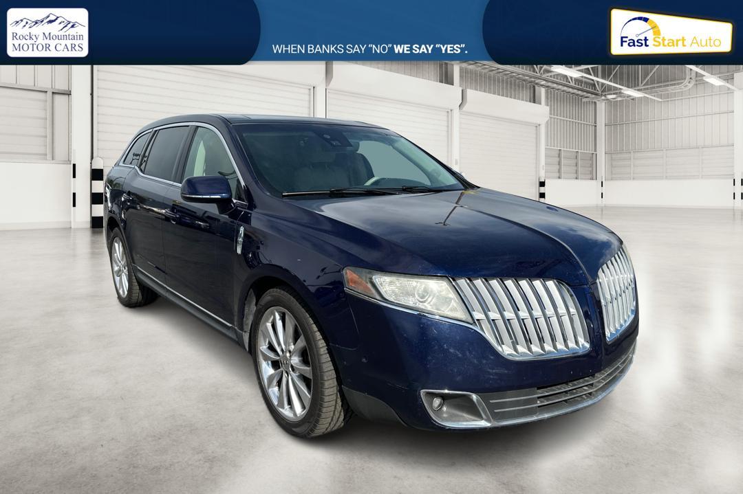 2011 Blue Lincoln MKT 3.5L with EcoBoost AWD (2LMHJ5AT4BB) with an 3.5L V6 DOHC 24V TURBO engine, 6-Speed Automatic transmission, located at 7755 State Street, Midvale, UT, 84047, (801) 753-9063, 40.610329, -111.890656 - Photo #0
