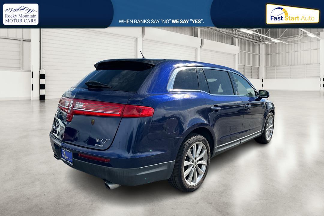 2011 Blue Lincoln MKT 3.5L with EcoBoost AWD (2LMHJ5AT4BB) with an 3.5L V6 DOHC 24V TURBO engine, 6-Speed Automatic transmission, located at 7755 State Street, Midvale, UT, 84047, (801) 753-9063, 40.610329, -111.890656 - Photo #2