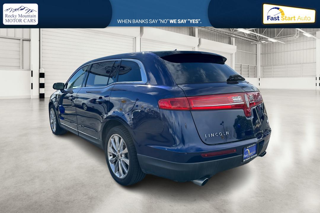 2011 Blue Lincoln MKT 3.5L with EcoBoost AWD (2LMHJ5AT4BB) with an 3.5L V6 DOHC 24V TURBO engine, 6-Speed Automatic transmission, located at 7755 State Street, Midvale, UT, 84047, (801) 753-9063, 40.610329, -111.892159 - Photo #4
