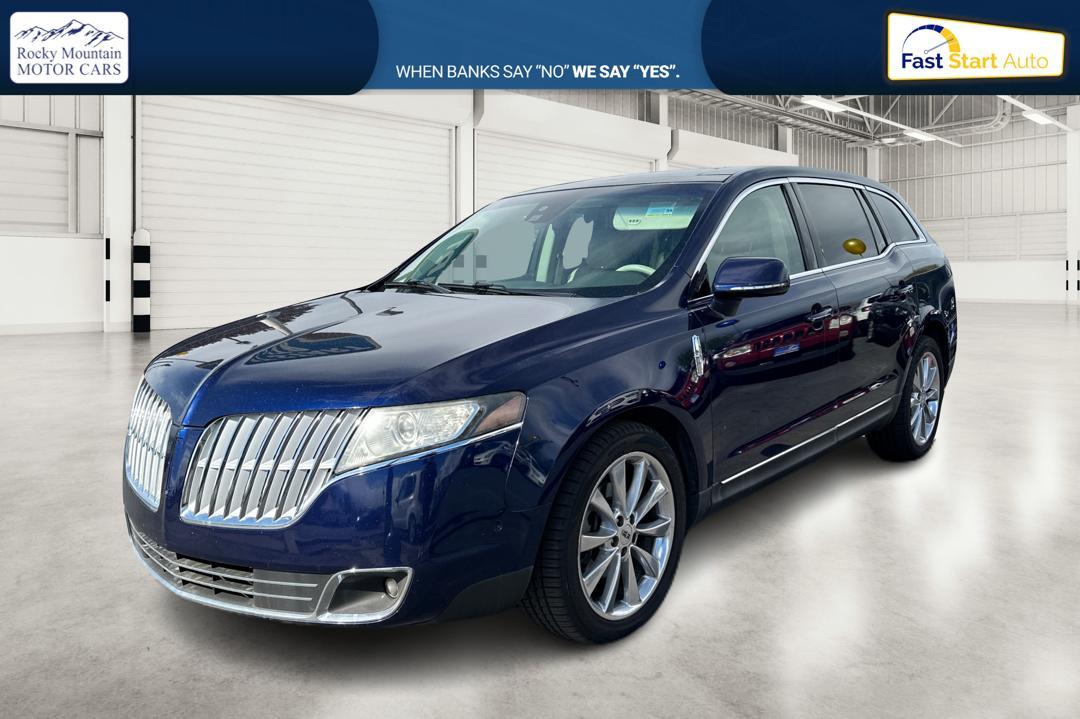 2011 Blue Lincoln MKT 3.5L with EcoBoost AWD (2LMHJ5AT4BB) with an 3.5L V6 DOHC 24V TURBO engine, 6-Speed Automatic transmission, located at 7755 State Street, Midvale, UT, 84047, (801) 753-9063, 40.610329, -111.890656 - Photo #6