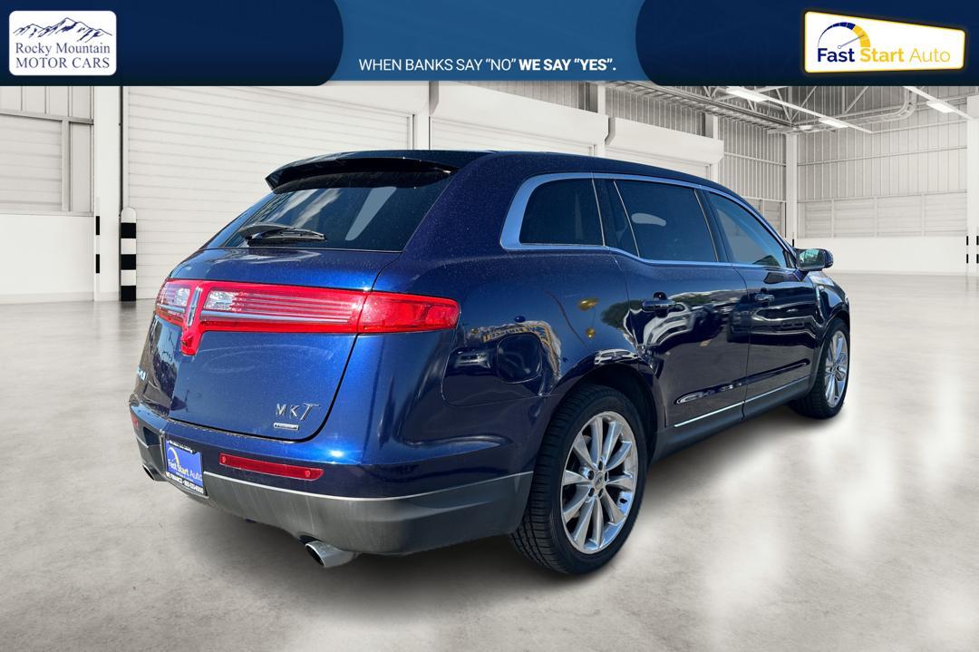 2011 Blue Lincoln MKT 3.5L with EcoBoost AWD (2LMHJ5AT4BB) with an 3.5L V6 DOHC 24V TURBO engine, 6-Speed Automatic transmission, located at 7755 State Street, Midvale, UT, 84047, (801) 753-9063, 40.610329, -111.892159 - Photo #2